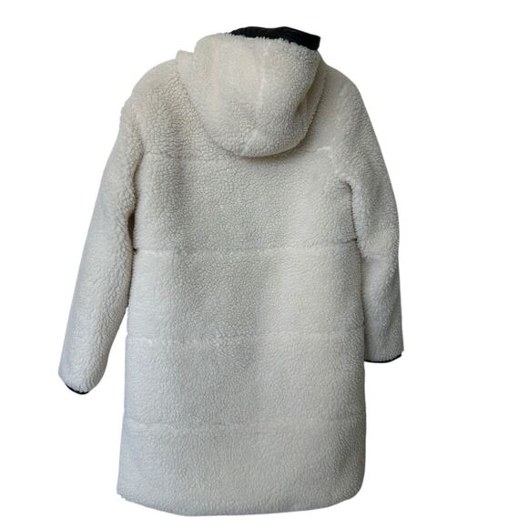 LEVI’s Strauss M Faux Shearling Quilted Parka NWOT Being - Picture 3 of 15